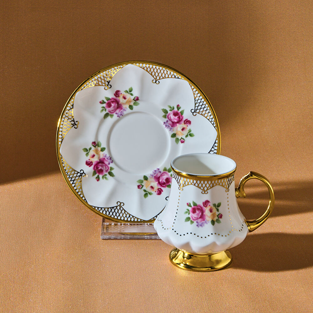 Karaca Nermin 2 Kişilik Kahve Fincan Takımı 85 ml thumbnail 4