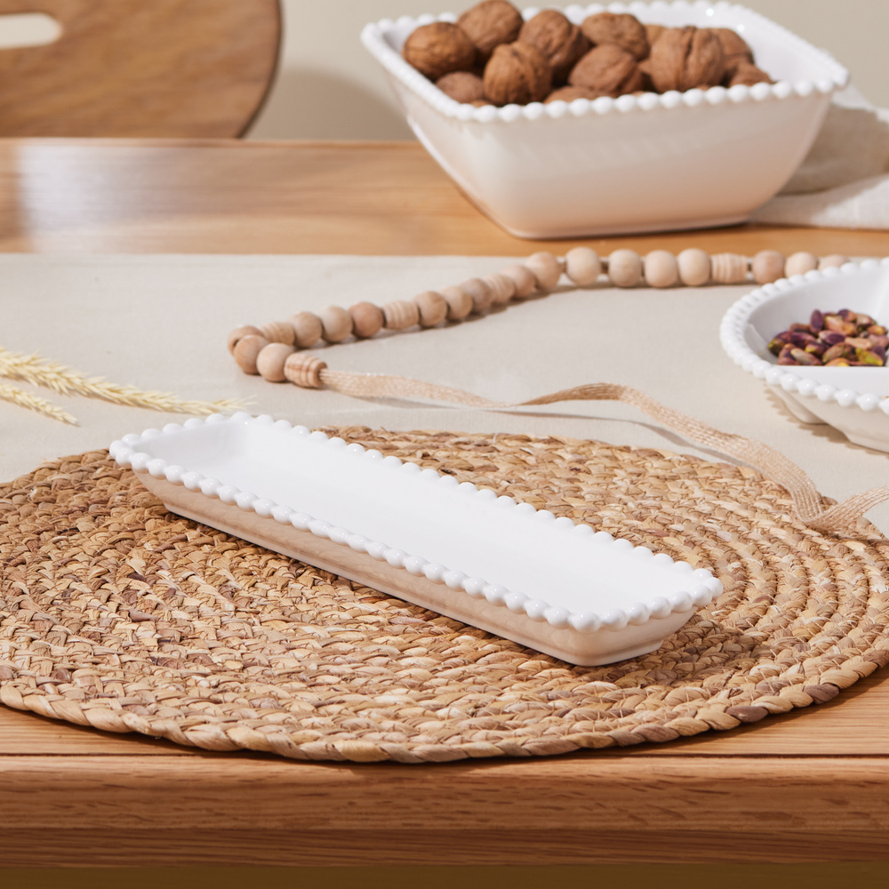 Karaca Carmen Perla Kayık Tabak 29 Cm görseli 1