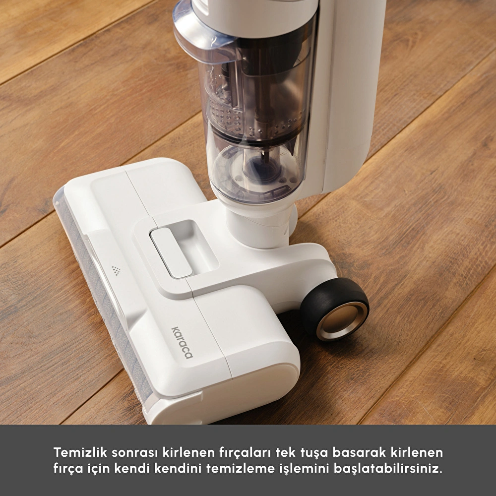 Karaca Aquaclean Pet 3in1 Islak ve Kuru Kablosuz Dikey Süpürge görseli 7