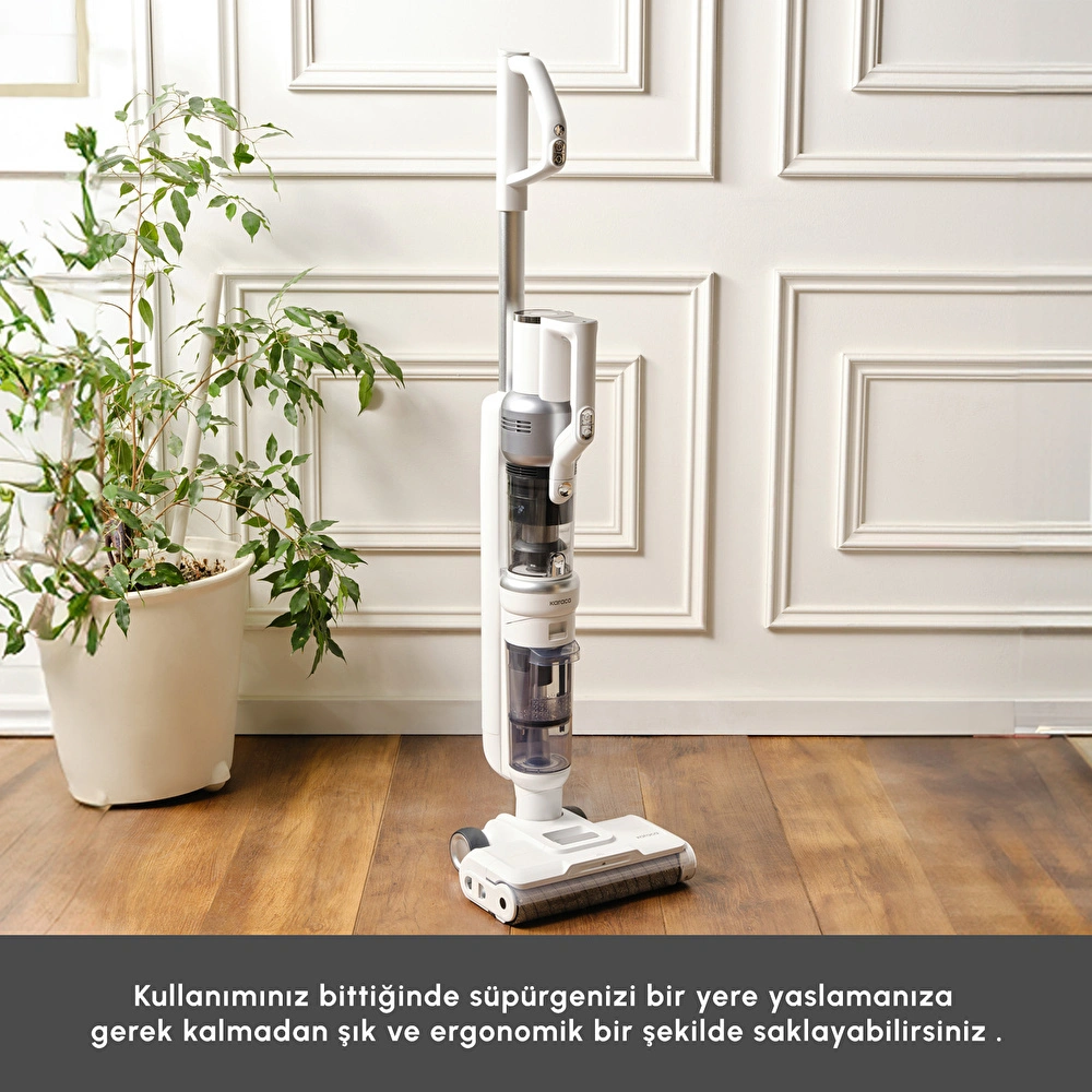 Karaca Aquaclean Pet 3in1 Islak ve Kuru Kablosuz Dikey Süpürge görseli 8