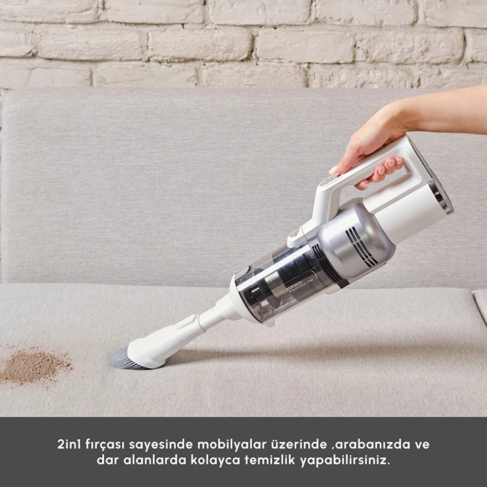 Karaca Aquaclean Pet 3in1 Islak ve Kuru Kablosuz Dikey Süpürge görseli 13