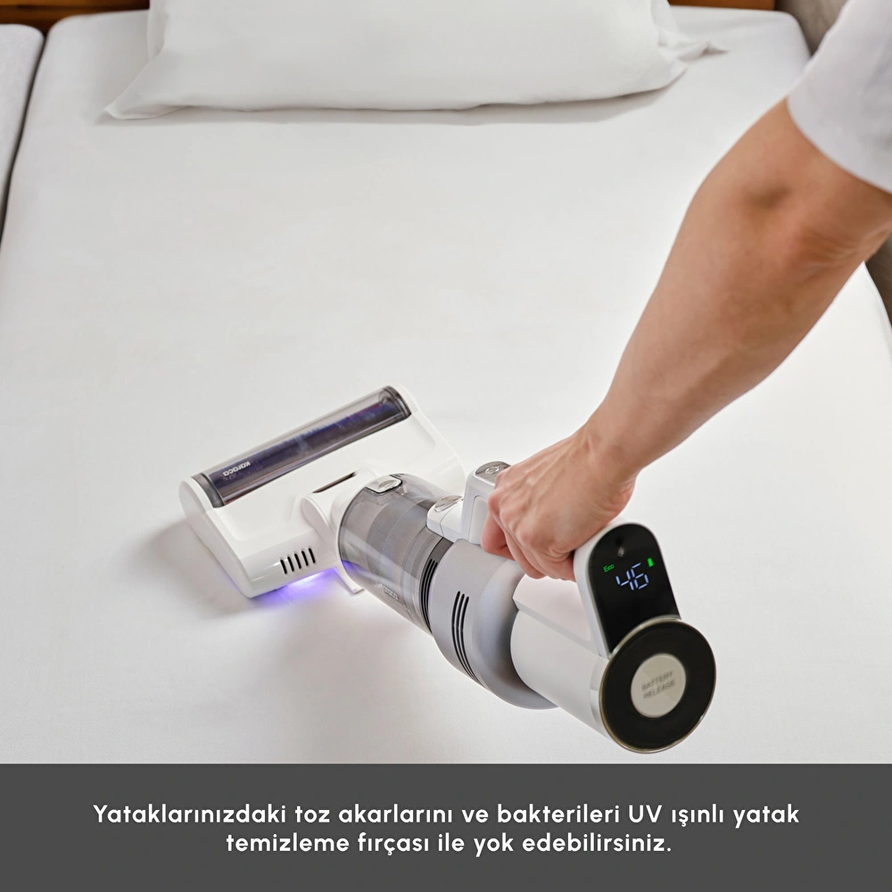 Karaca Aquaclean Pet 3in1 Islak ve Kuru Kablosuz Dikey Süpürge görseli 15