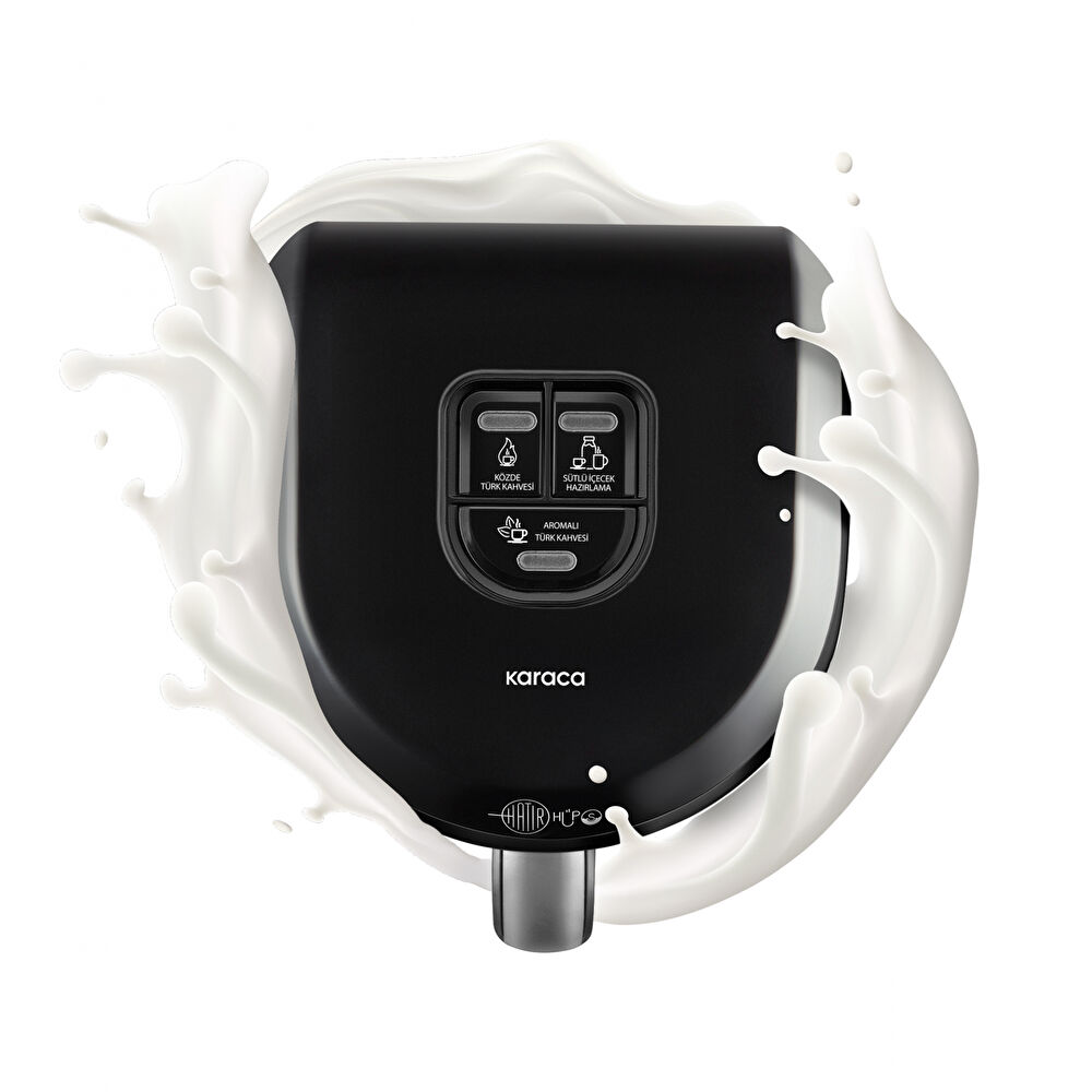 Karaca Hatır Hüps Aroma Steel Sütlü Türk Kahve Makinesi Chrome thumbnail 2