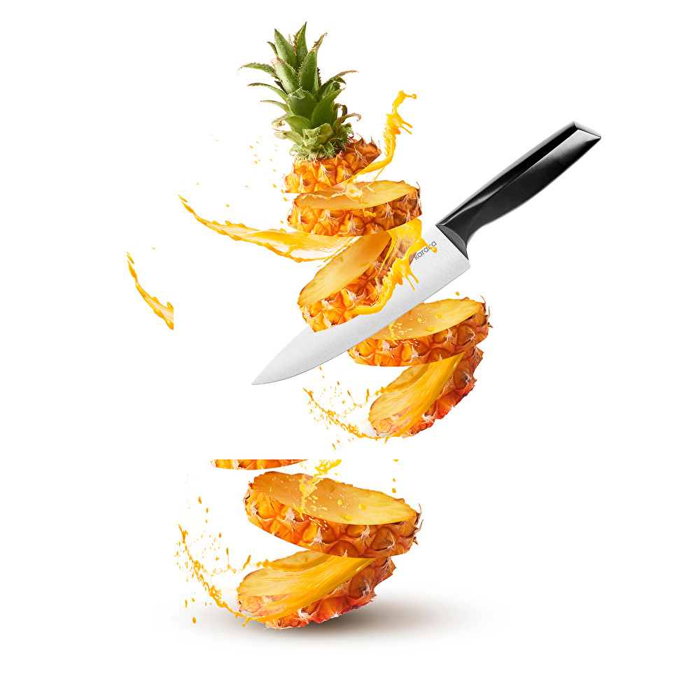 Karaca Dina Ahşap Bloklu 6 Parça Bıçak Seti thumbnail 2