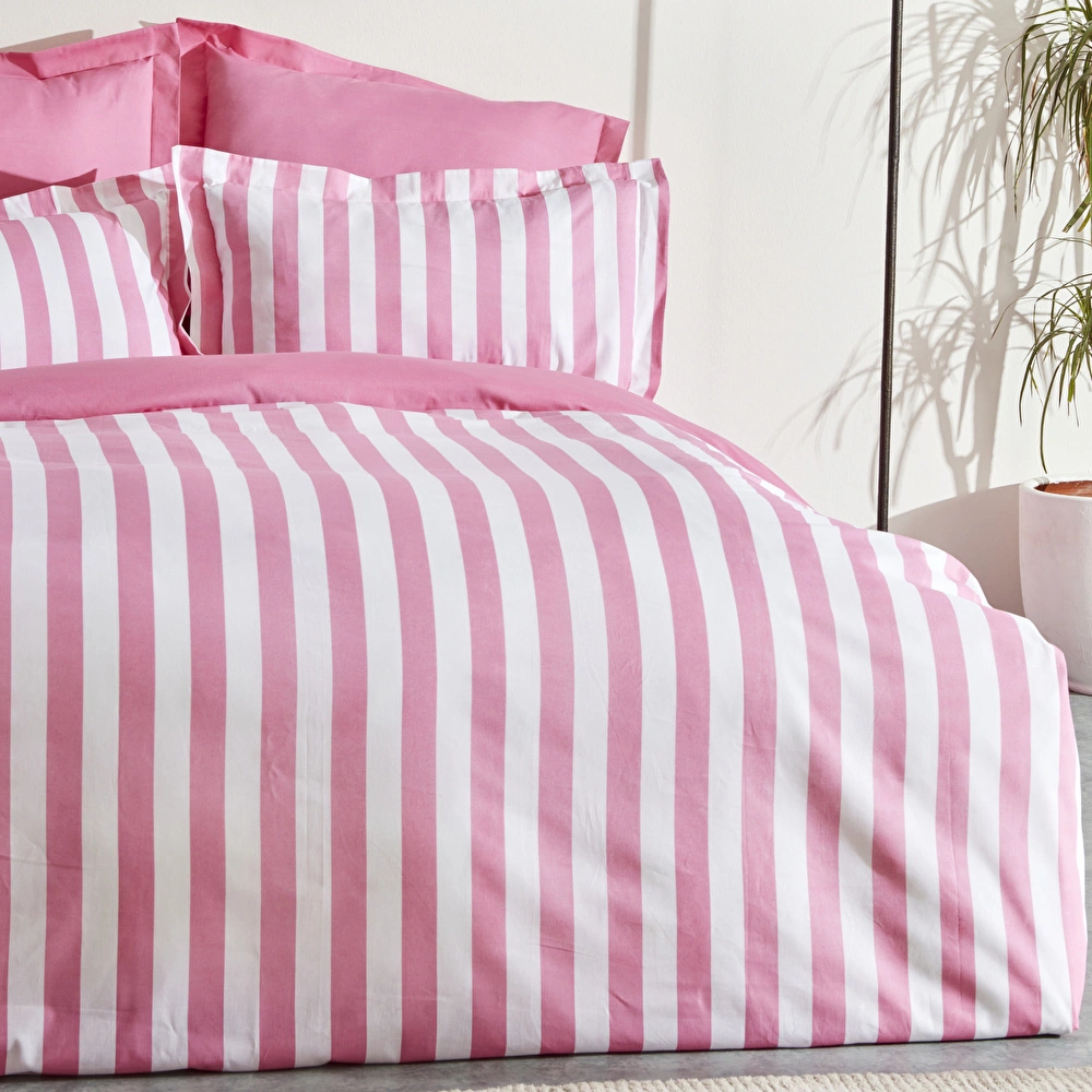 Karaca Home Brine %100 Pamuk Tek Kişilik Nevresim Takımı Pembe PP görseli 3