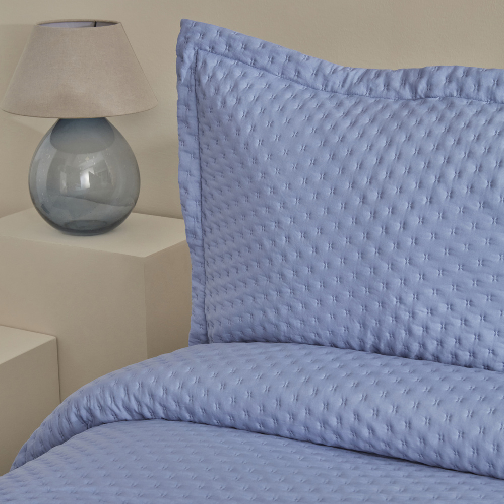 Karaca Home Breeze Soft Çift Kişilik Yatak Örtüsü Takımı Lila görseli 2