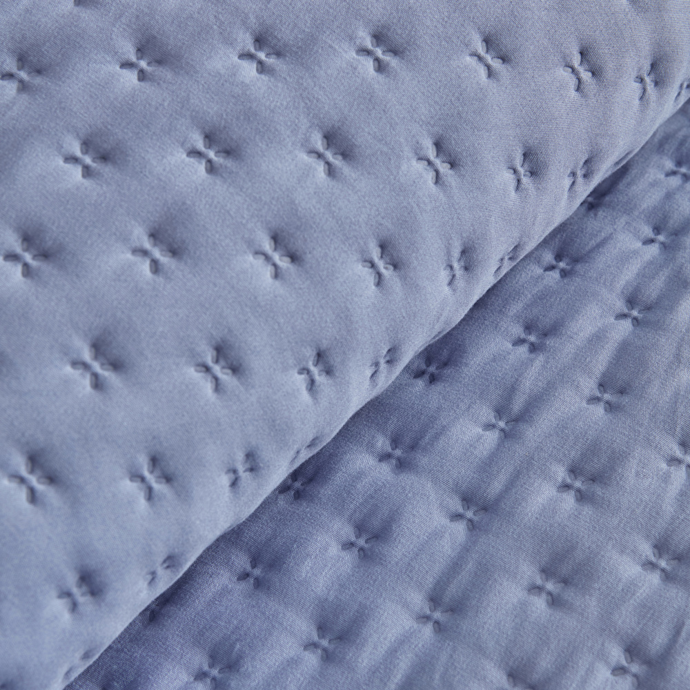 Karaca Home Breeze Soft Çift Kişilik Yatak Örtüsü Takımı Lila görseli 4