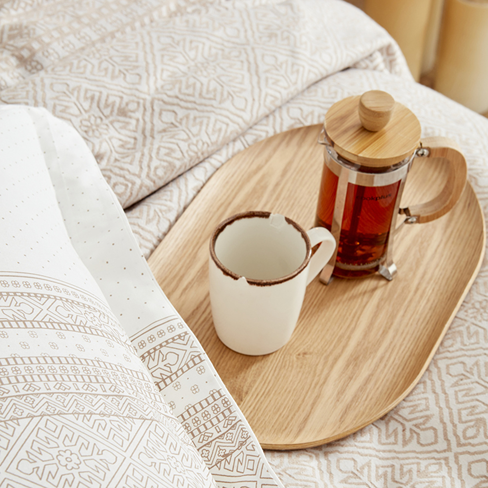 Karaca Home Tila Çift Kişilik Yatak Örtüsü Çarşaf Takımı görseli 2