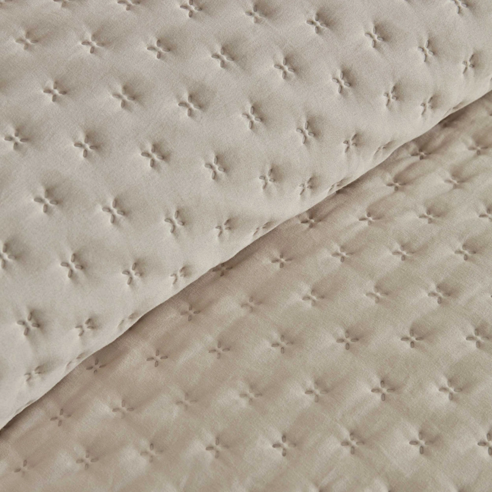 Karaca Home Breeze Soft Tek Kişilik Yatak Örtüsü Takımı Ekru görseli 6