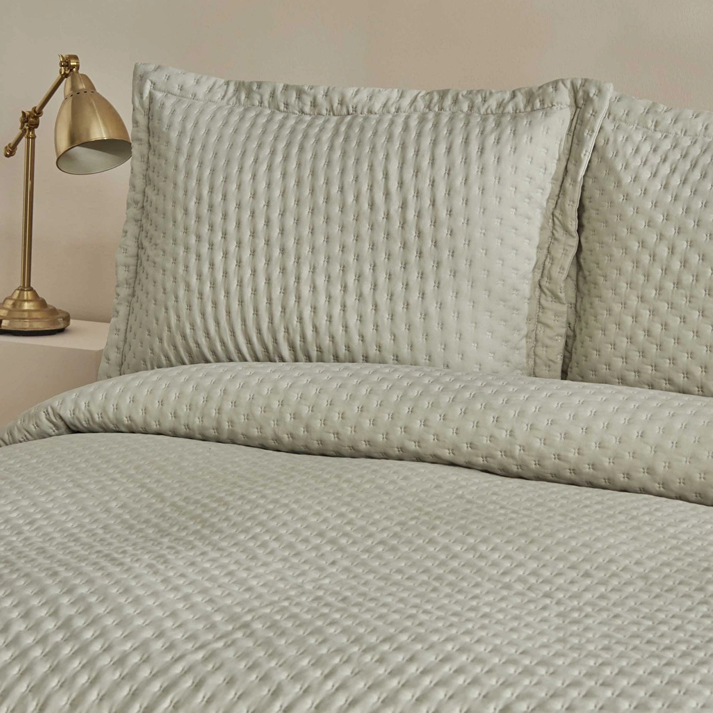Karaca Home Breeze Soft Tek Kişilik Yatak Örtüsü Takımı Adaçayı görseli 2