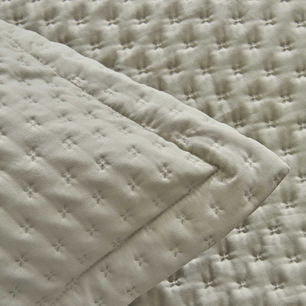 Karaca Home Breeze Soft Tek Kişilik Yatak Örtüsü Takımı Adaçayı görseli 6