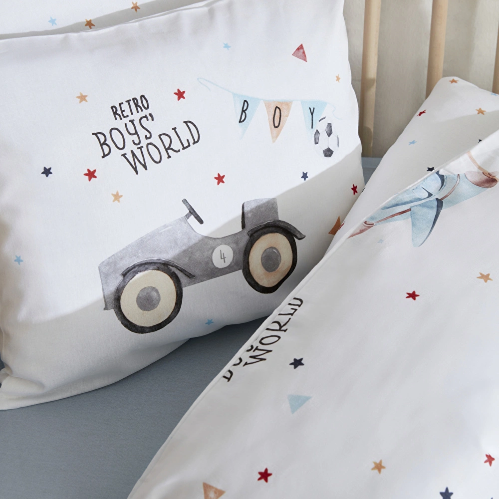 Karaca Home Bebek Retro Car Nevresim Takımı görseli 5