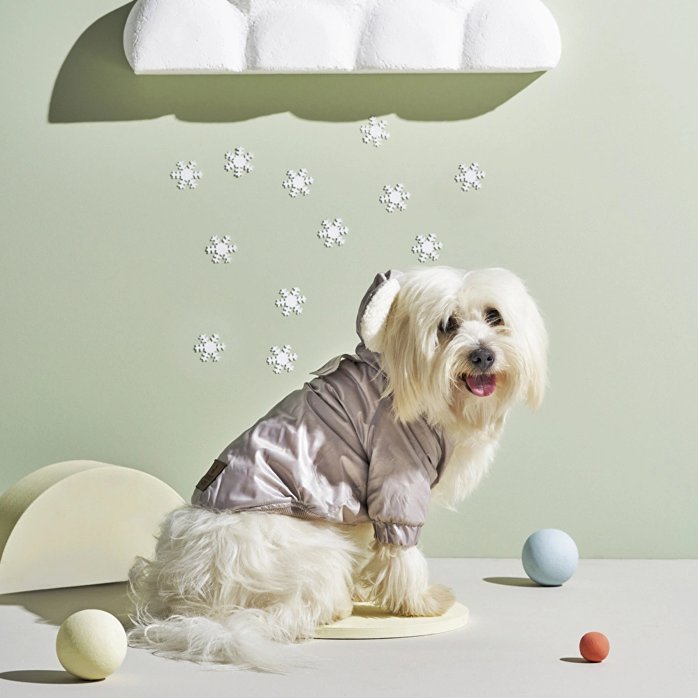 Karaca Home X Pati Buffy Köpek Mont Bej 2XL Beden görseli 1