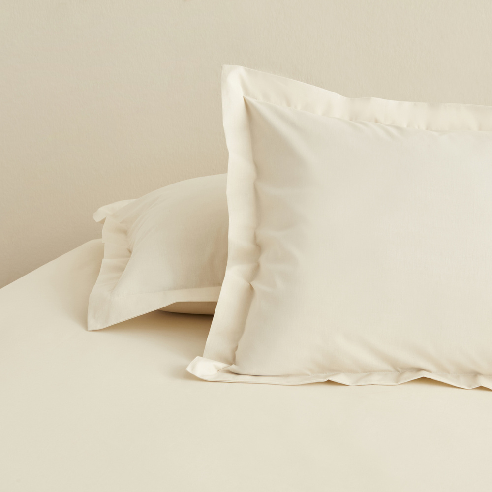 Karaca Home 2'li Yastık Kılıfı Ekru 50x70 cm görseli 1