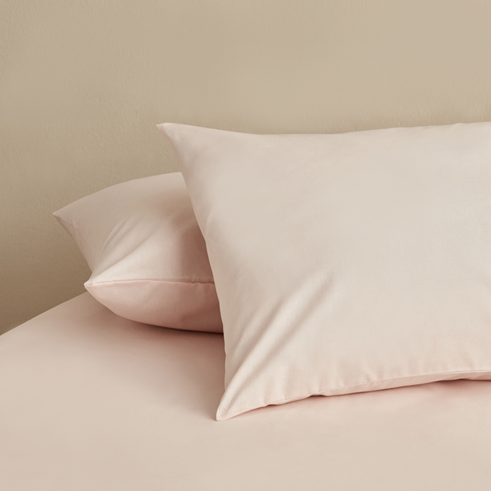 Karaca Home 2'li Yastık Kılıfı Somon 50x70 cm görseli 1