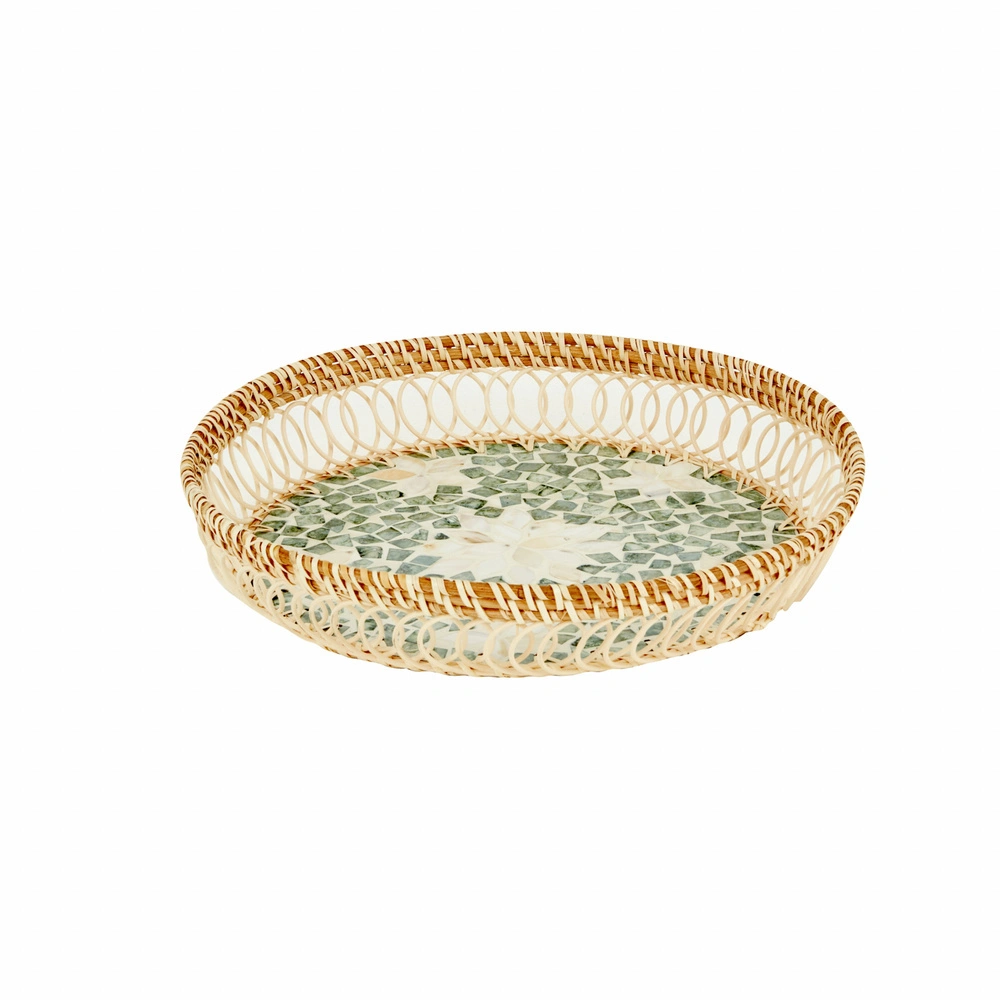 Karaca Home Katie Sedef Dekoratif Tepsi 36x36x7 cm görseli 2