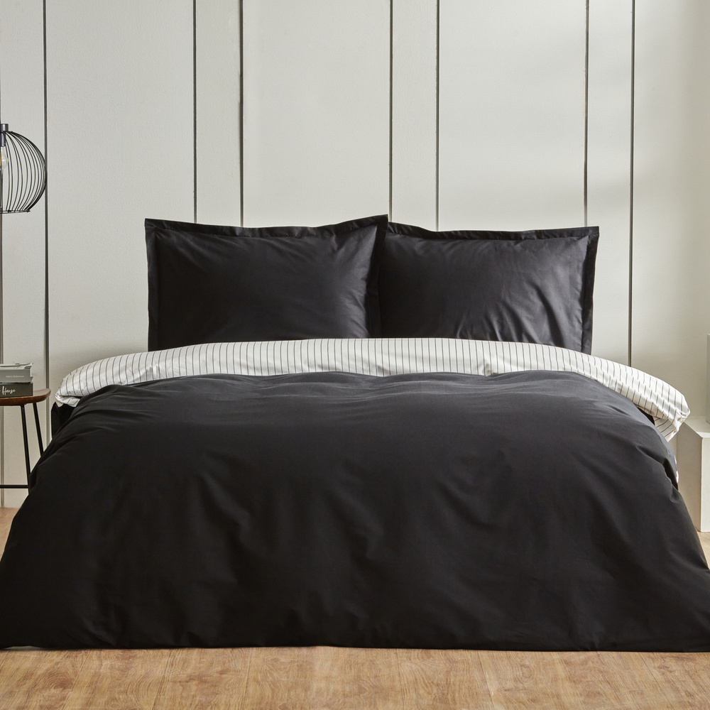 Karaca Home Cool Touch Stripe Tek Kişilik Nevresim Takımı görseli 1