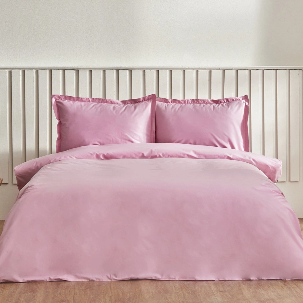 Karaca Home Cool Touch Basic Tek Kişilik Nevresim Takımı Pembe görseli 1