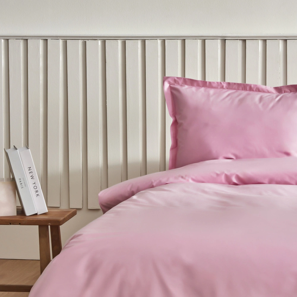 Karaca Home Cool Touch Basic Tek Kişilik Nevresim Takımı Pembe görseli 2
