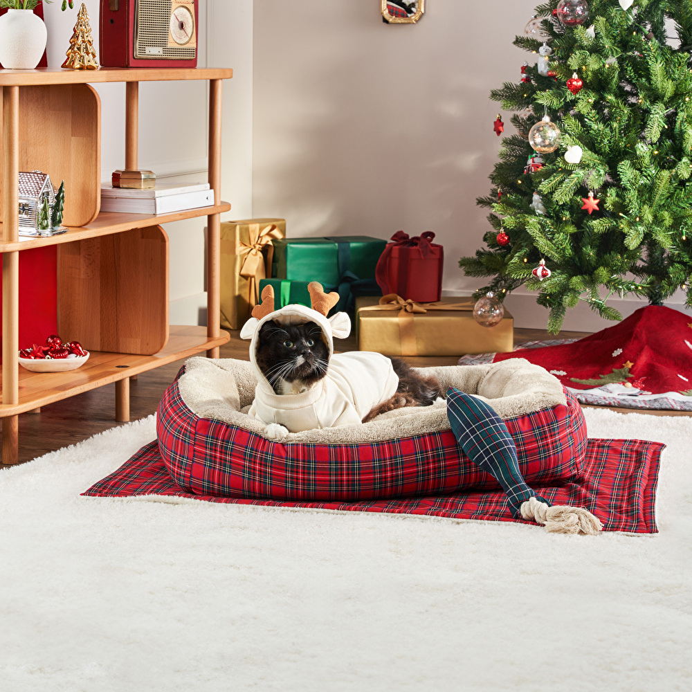 Karaca Home X Pati Caribou Kedi/Köpek Kıyafet Beyaz  (Xl Beden) görseli 4