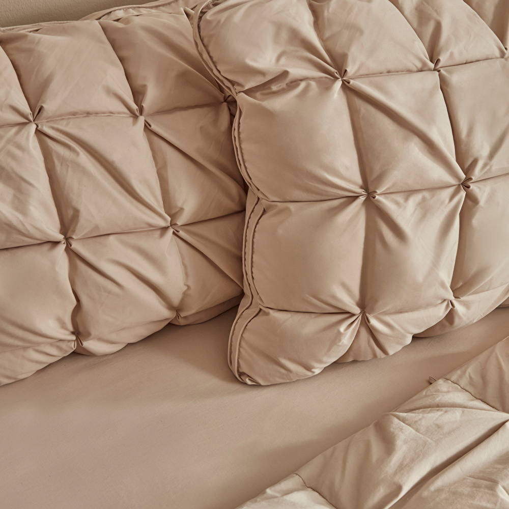Karaca Home Çift Kişilik Camila Private Comfort Set/Uyku Seti Bej görseli 5