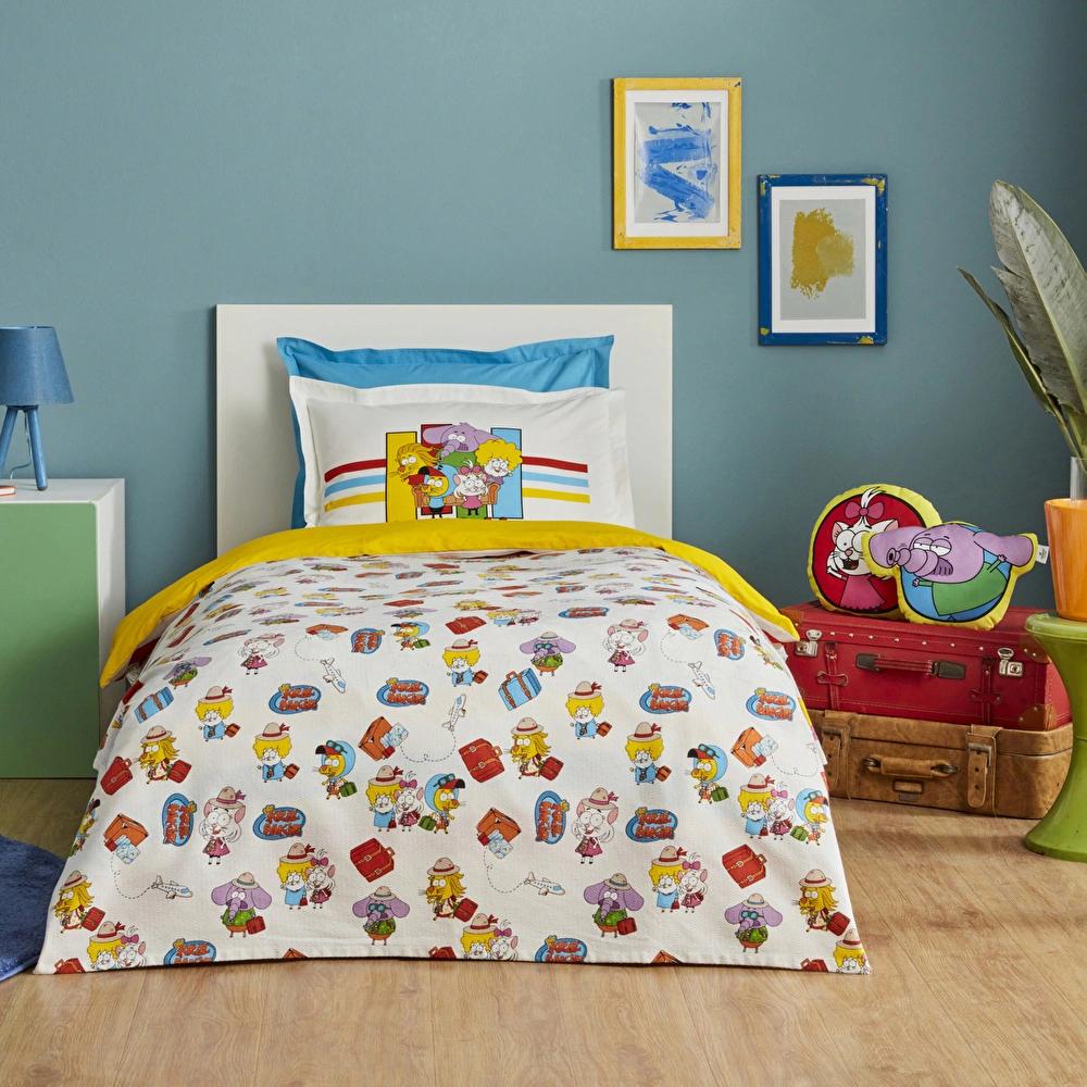 Karaca Home X Kral Şakir Travel Tek Kişilik Pike thumbnail 4