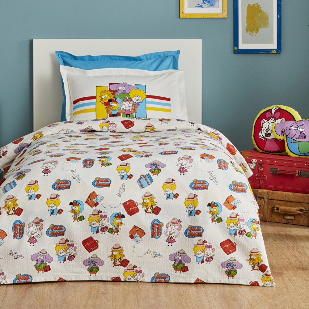 Karaca Home X Kral Şakir Travel Tek Kişilik Pike thumbnail 10