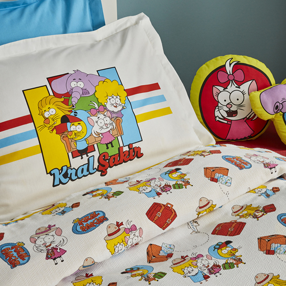 Karaca Home X Kral Şakir Travel Tek Kişilik Pike thumbnail 7