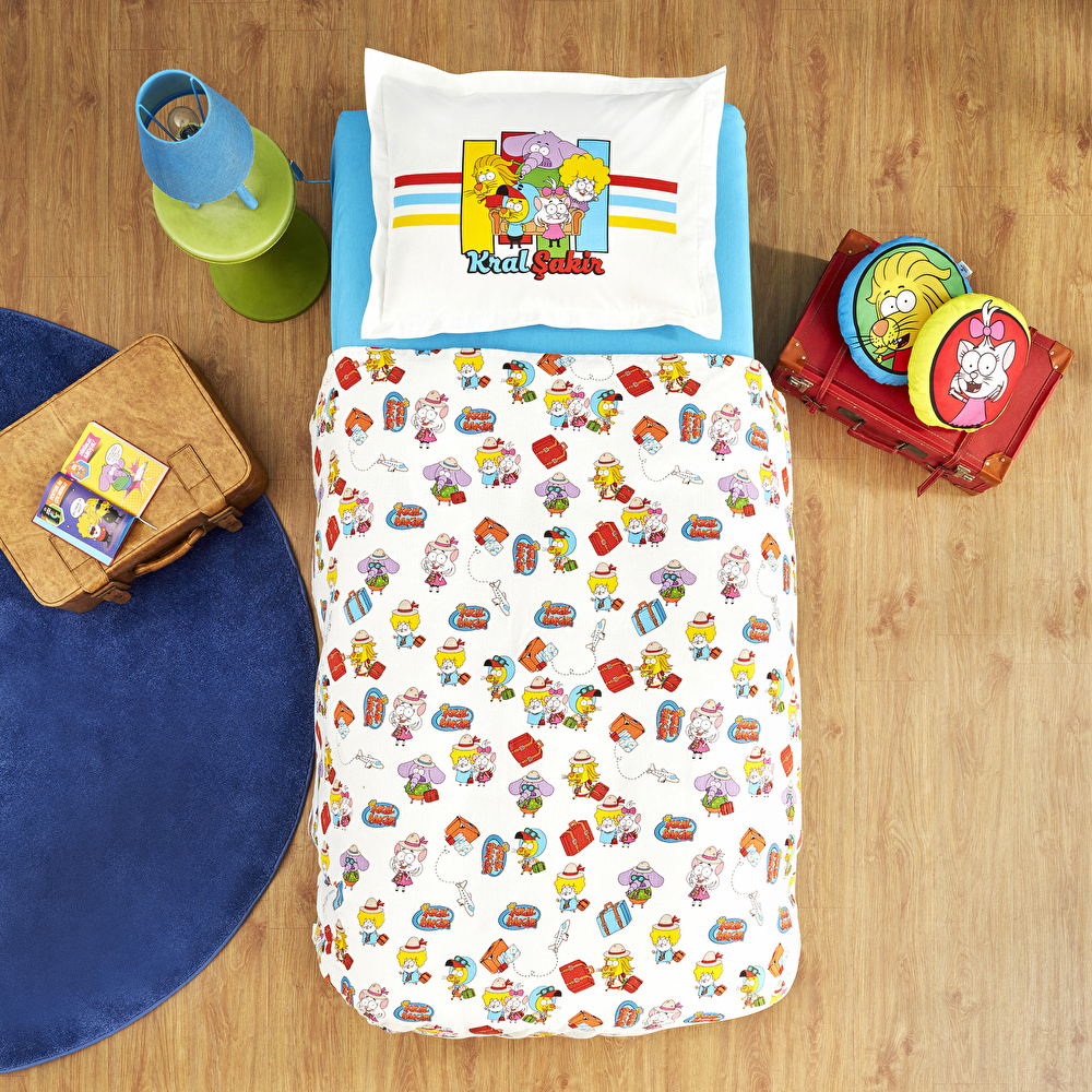 Karaca Home X Kral Şakir Travel Tek Kişilik Pike thumbnail 11