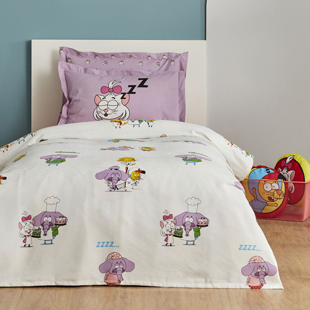 Karaca Home X Kral Şakir Yemek Savaşı Tek Kişilik Pike thumbnail 4