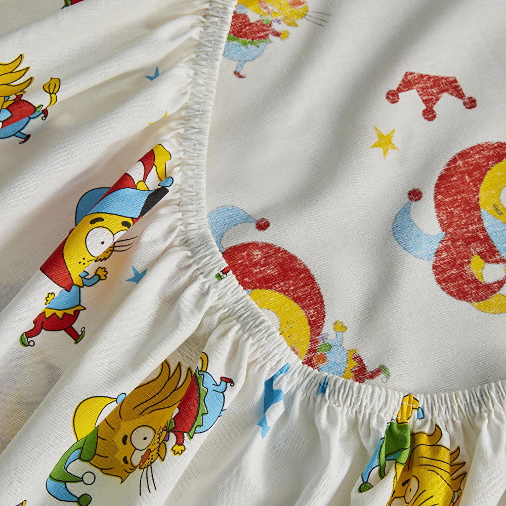 Karaca Home X Kral Şakir Circus Tek Kişilik Çarşaf Takımı görseli 3