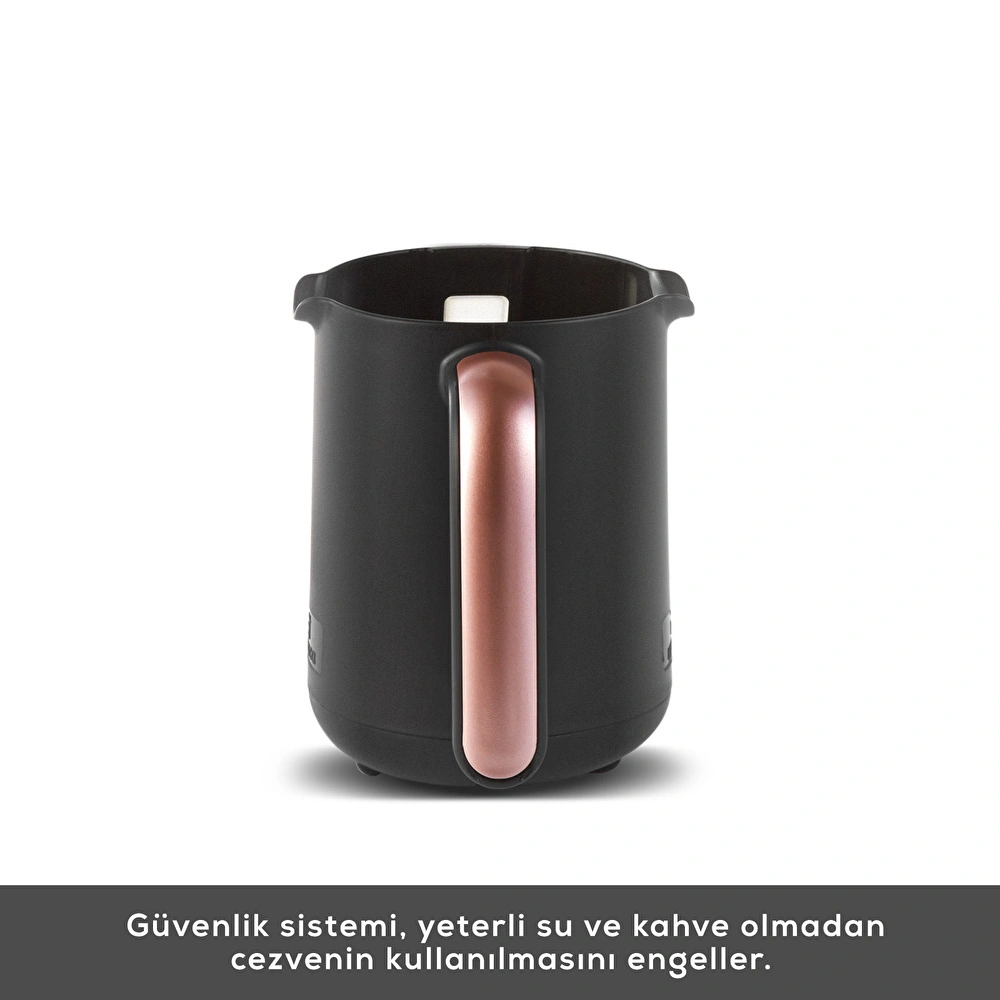 Karaca Hatır Köz Sütlü Türk Kahve Makinesi Rosegold görseli 6