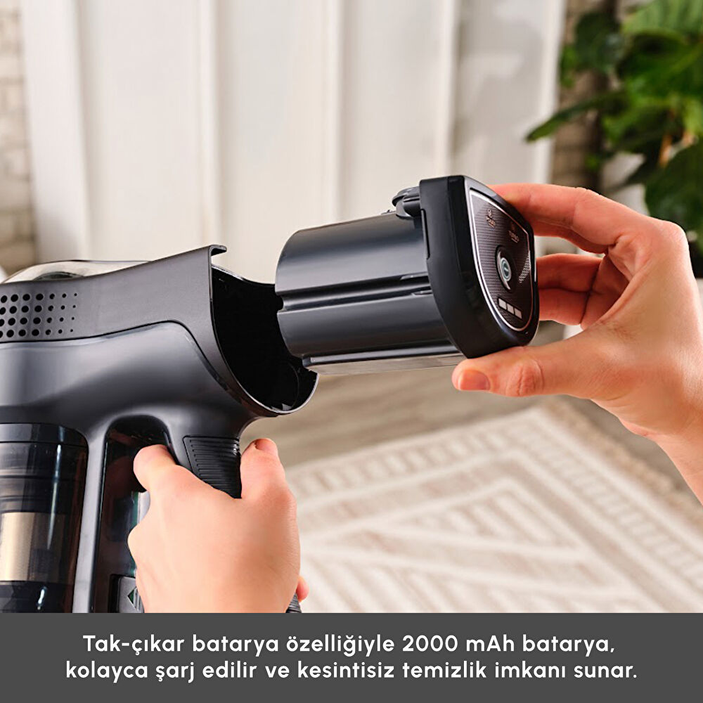 Karaca Vantuz Power Up Max Dikey Süpürge Grape Purple thumbnail 4