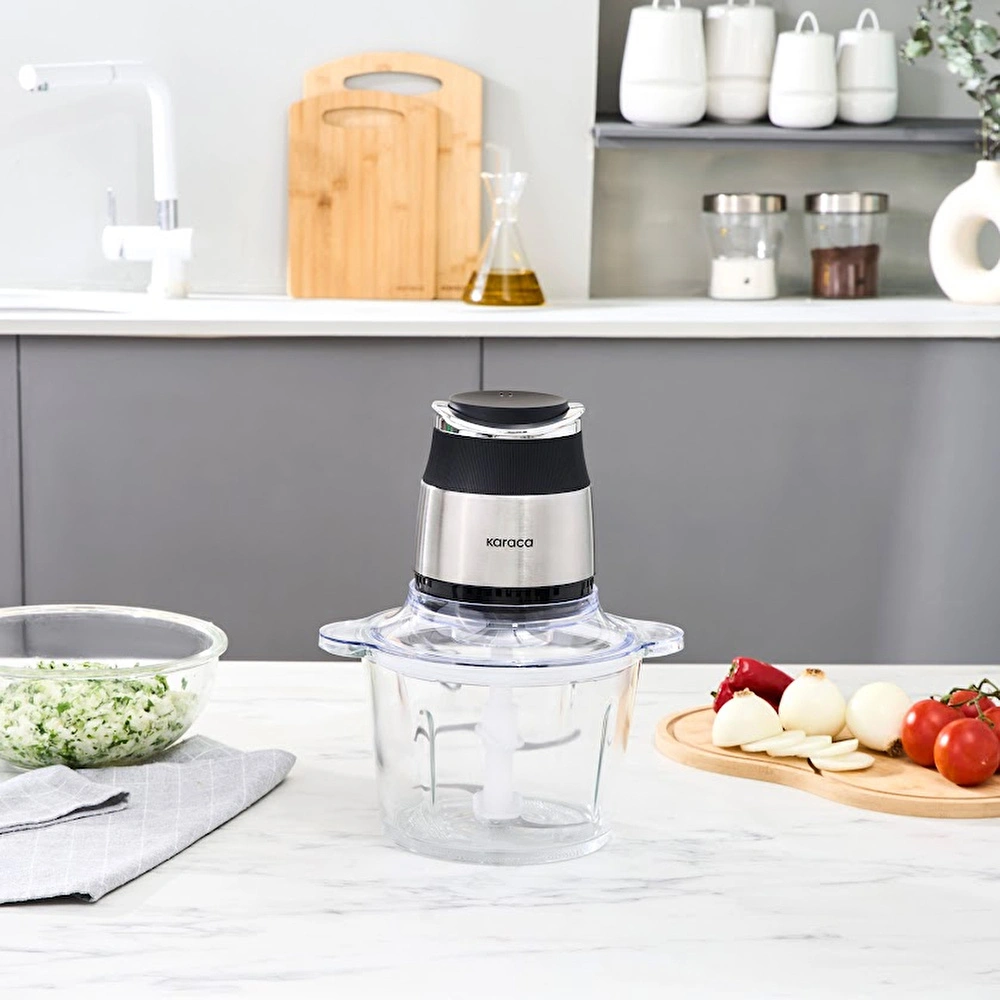 Karaca Megablend 3L Ultra Geniş Cam Hazneli Inox Doğrayıcı görseli 1