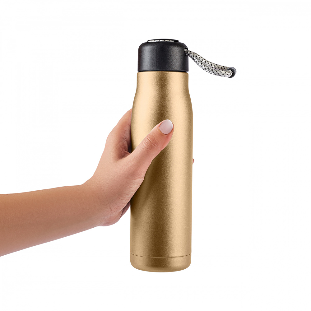 Karaca Fashion Sport Çelik Sızdırmaz Termos Gold 500 ml görseli 2