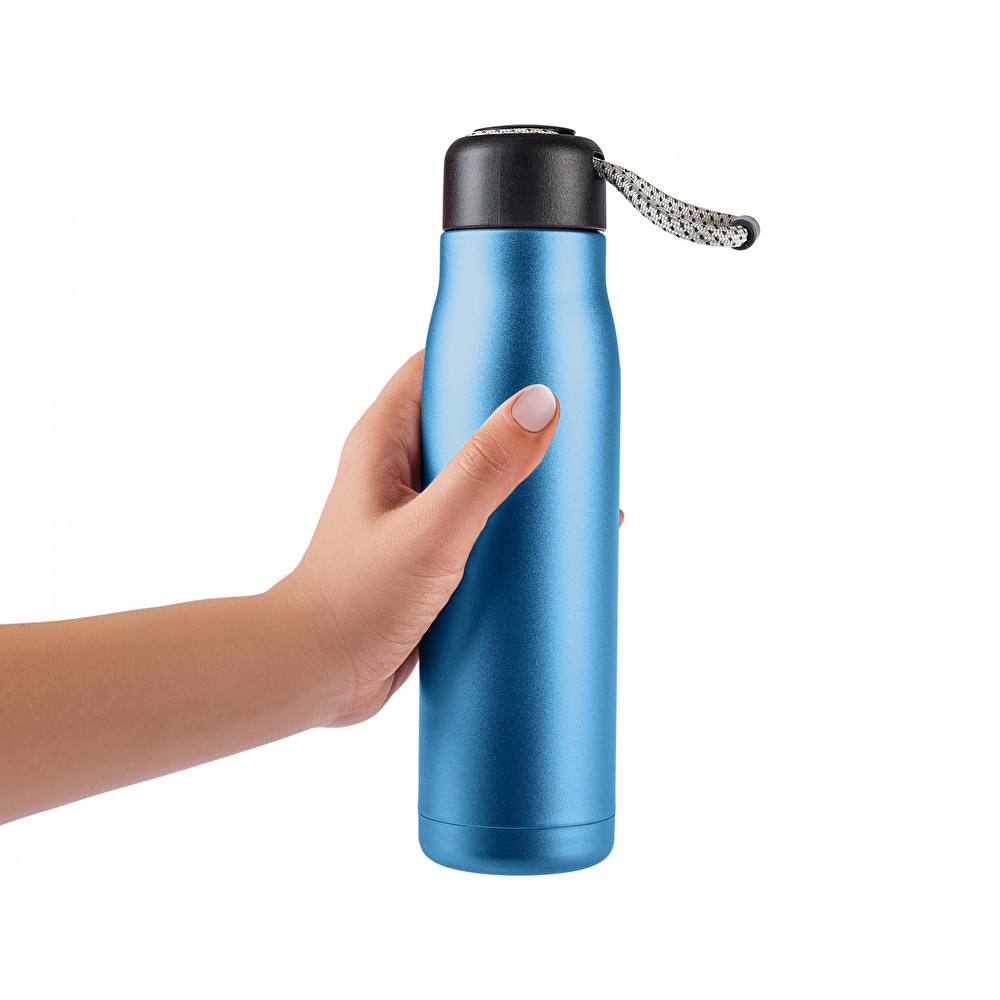 Karaca Fashion Sport Çelik Sızdırmaz Termos 500 ml Mavi görseli 2