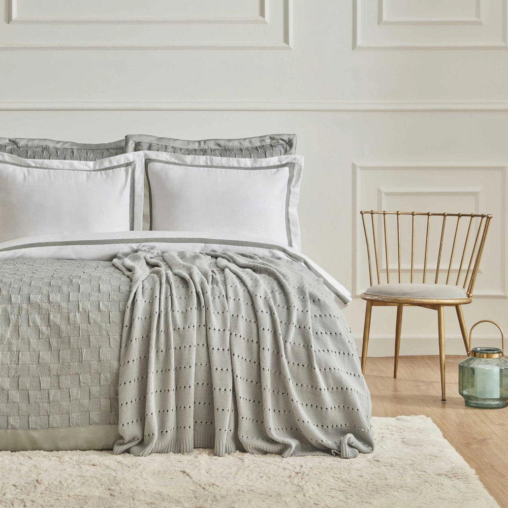Karaca Home  Bride Carina 80Tel %100 Pamuk 8 Parça Evlilik Paketi Petrol görseli 2