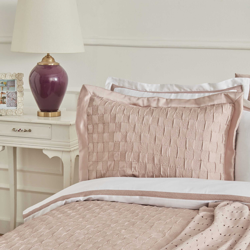 Karaca Home Bride Carina 80 Tel %100 Pamuk 8 Parça Evlilik Paketi Pudra görseli 4