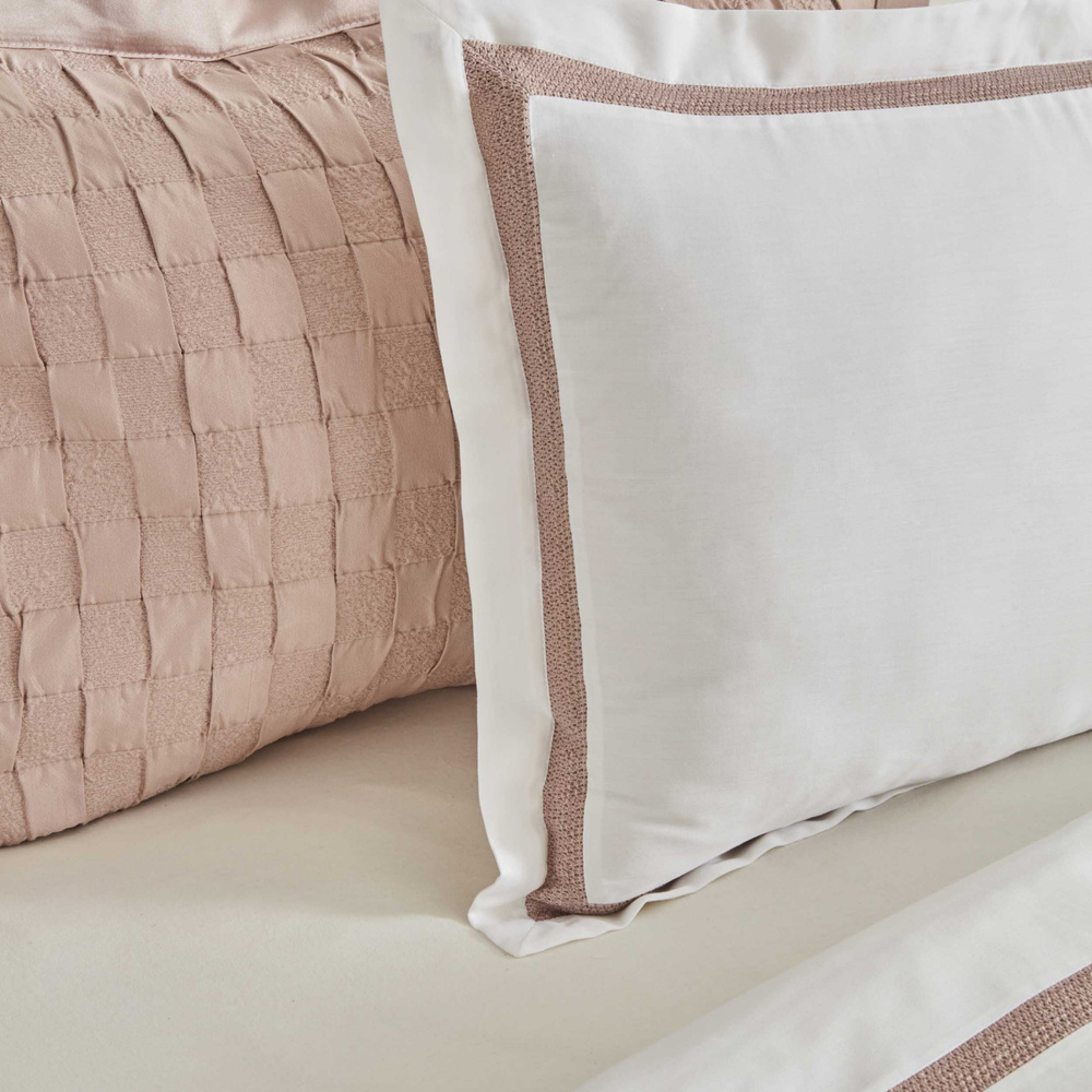 Karaca Home Bride Carina 80 Tel %100 Pamuk 8 Parça Evlilik Paketi Pudra görseli 8