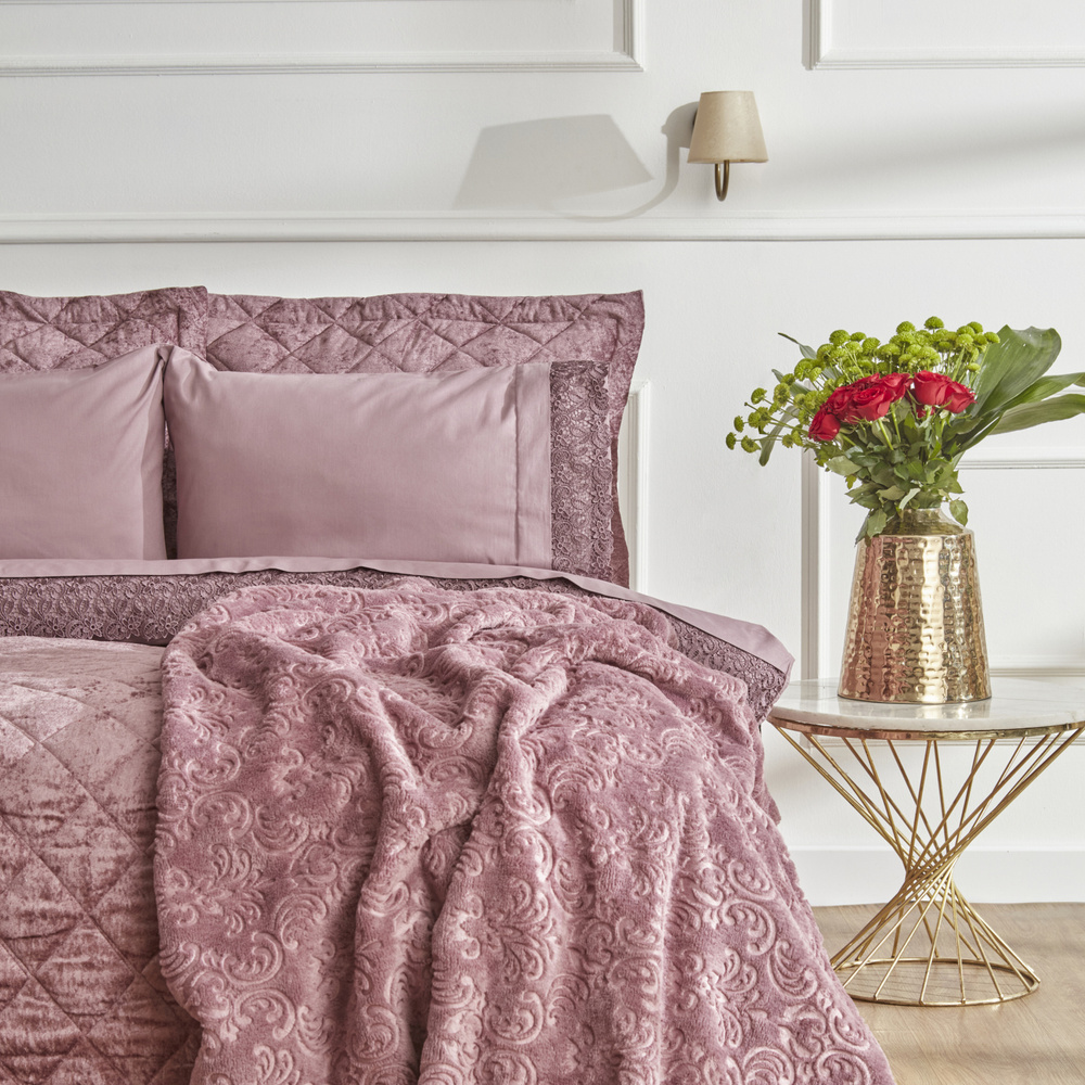 Karaca Home Scarlett 8 Parça Ceyiz Seti Gül Kurusu görseli 2