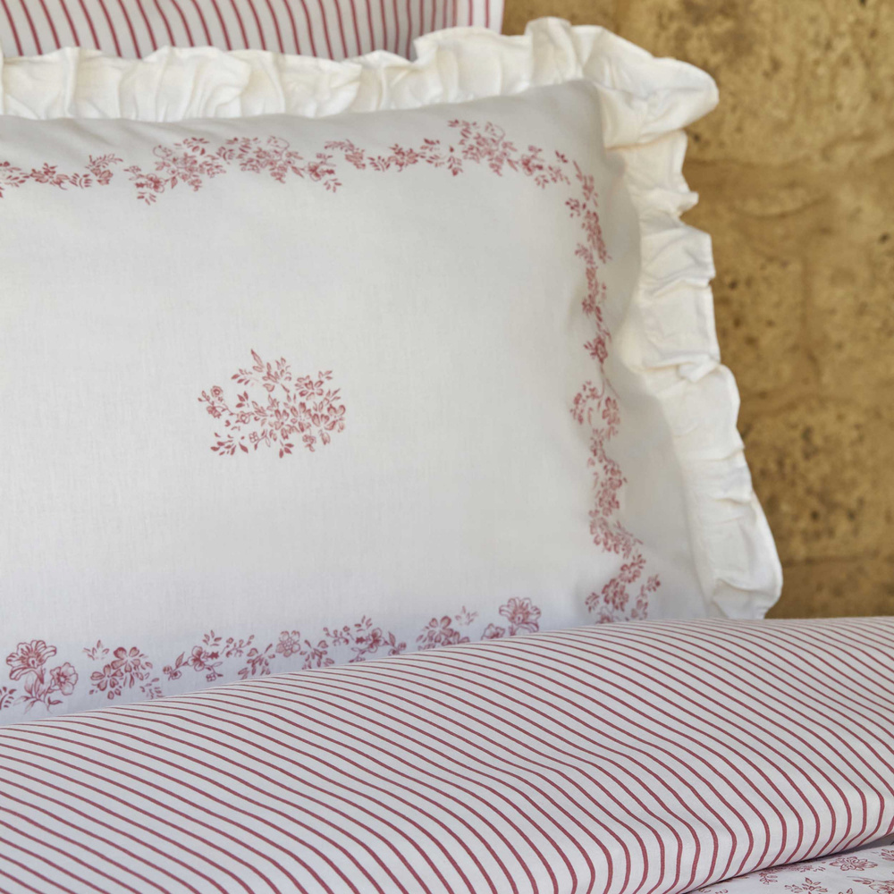 Karaca Home Versay Çift Kişilik Percale Nevresim Takımı Pembe görseli 4