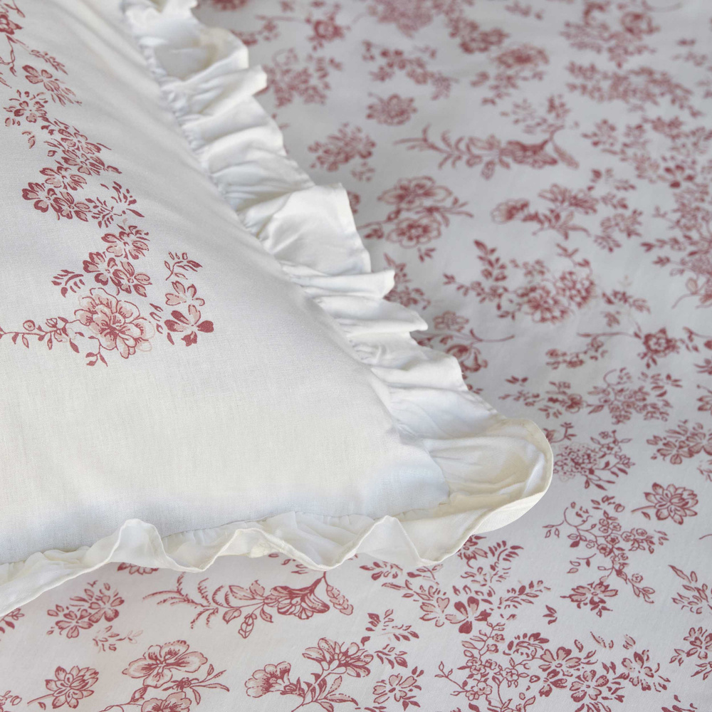Karaca Home Versay Çift Kişilik Percale Nevresim Takımı Pembe görseli 8