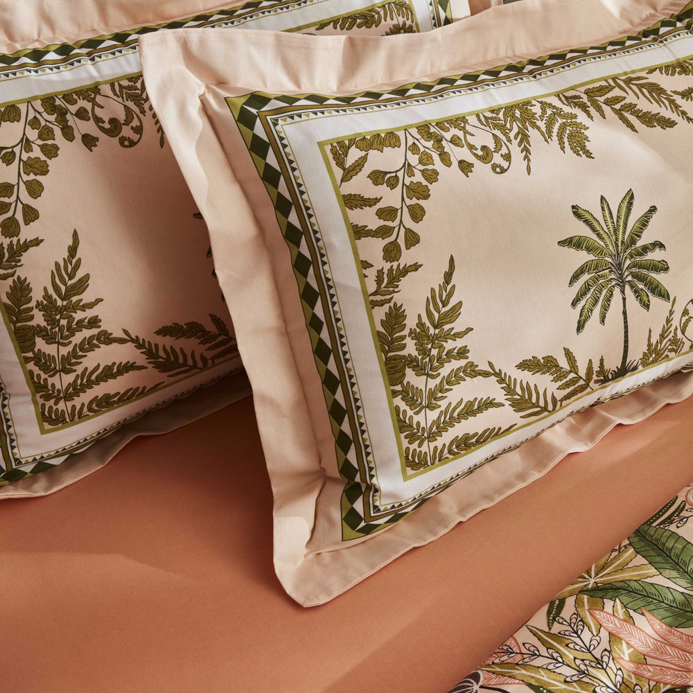 Karaca Home Afzelia Çift Kişilik Percale Nevresim Pike Hediyeli Takım Pudra görseli 4