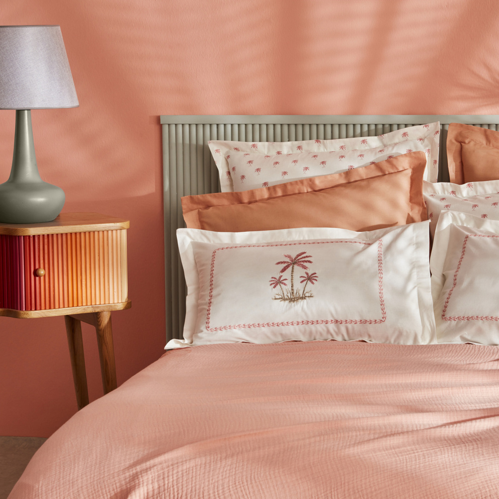 Karaca Home Samira Çift Kişilik Nakışlı Pike Seti Pembe görseli 5