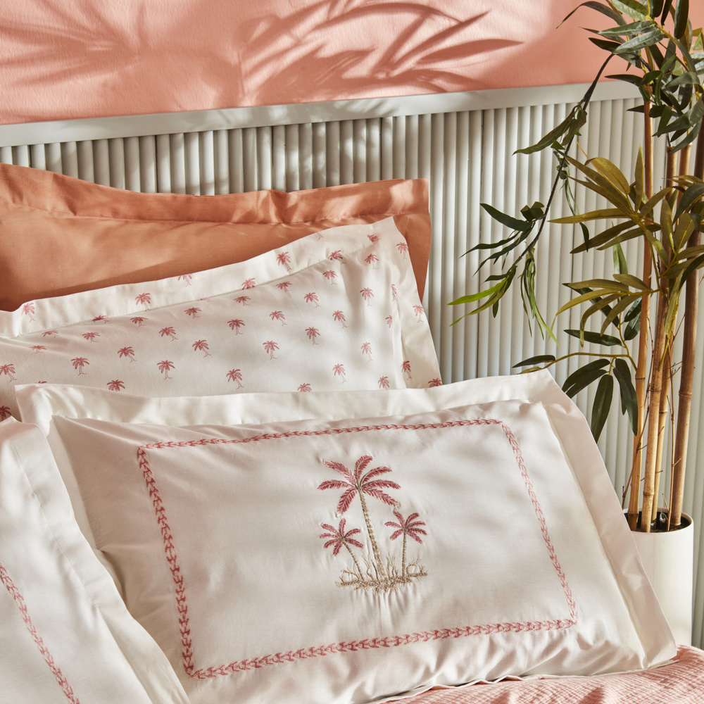Karaca Home Samira Çift Kişilik Nakışlı Pike Seti Pembe görseli 6