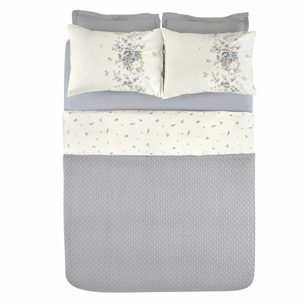 Karaca Home Chole Çift Kişilik Summer Set Mavi  görseli 15