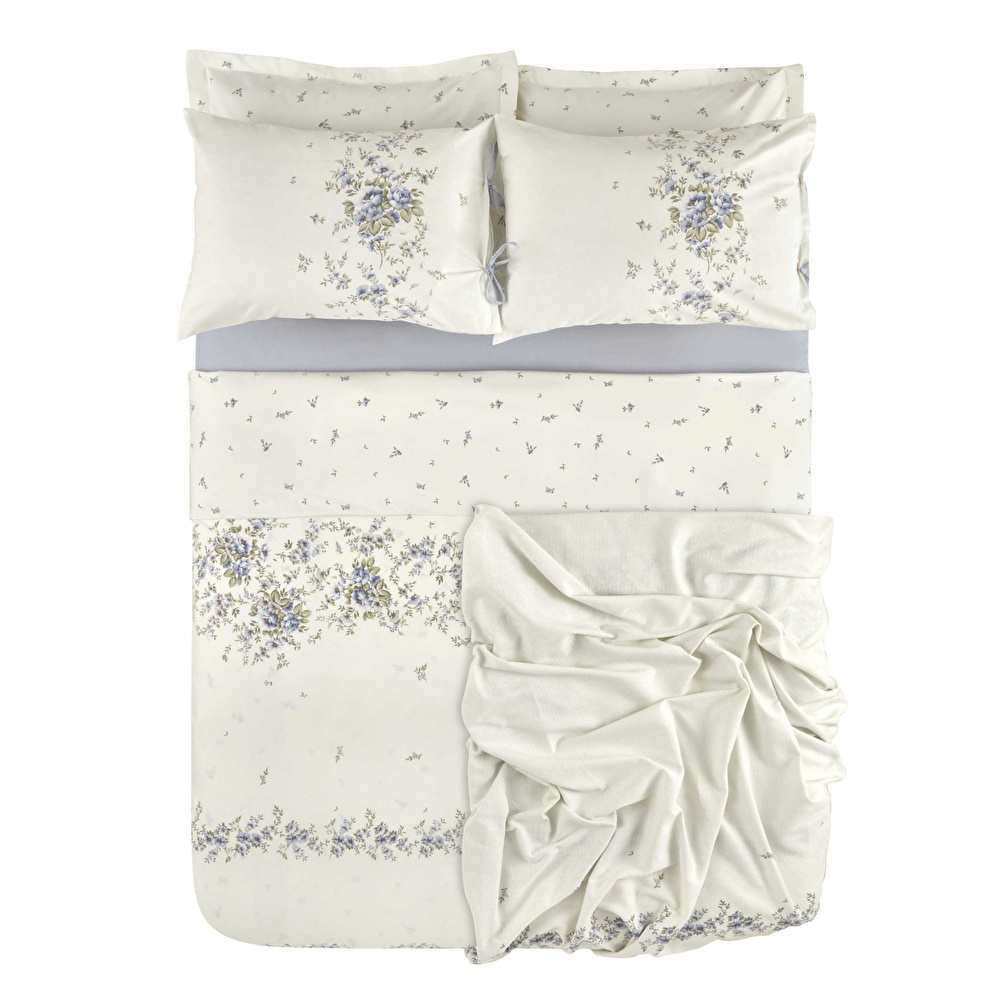 Karaca Home Chole Çift Kişilik Summer Set Mavi  görseli 16