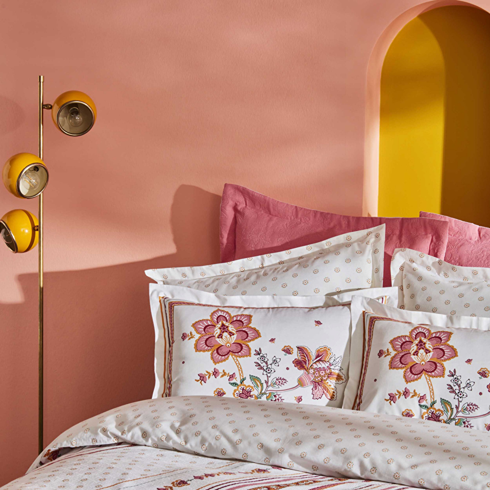 Karaca Home Rebecca Çift Kişilik Summer Set Fuşya  görseli 2