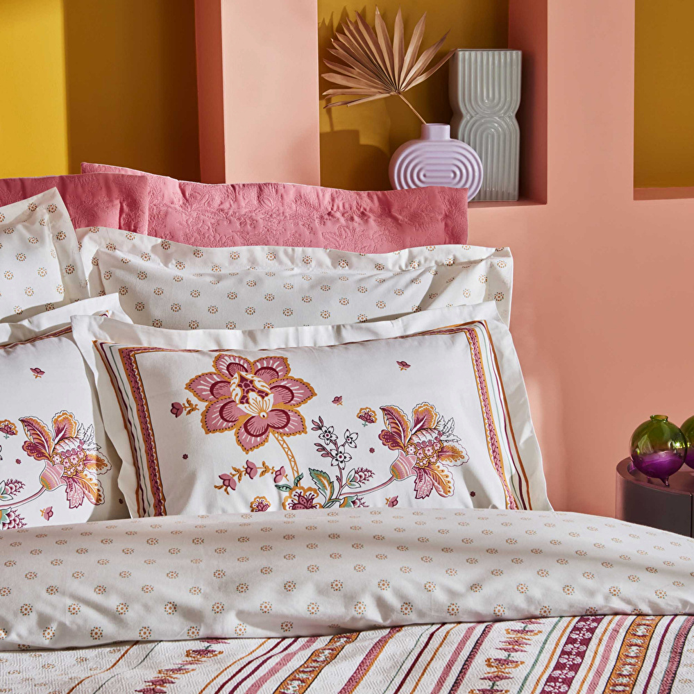 Karaca Home Rebecca Çift Kişilik Summer Set Fuşya  görseli 3