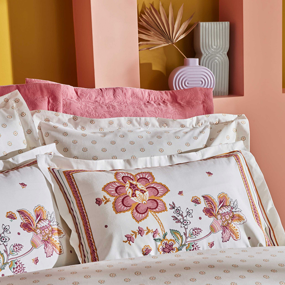 Karaca Home Rebecca Çift Kişilik Summer Set Fuşya  görseli 4